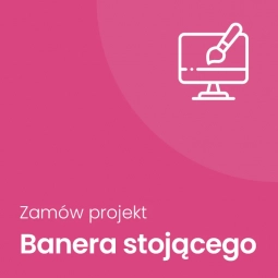 Projekt banera stojącego, rollup