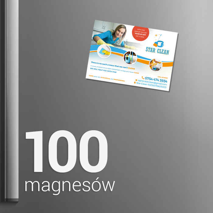 100 Magnesów na lodówkę