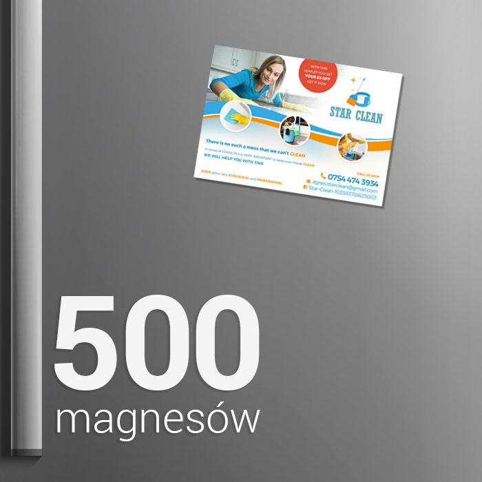 500 Magnesów na lodówkę