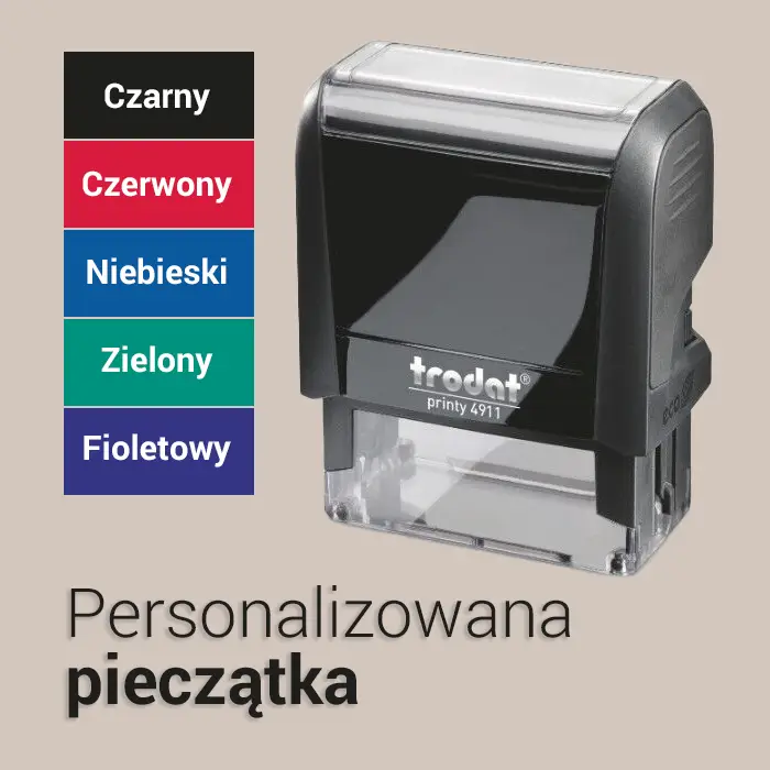 Pieczątka personalizowana prostokątna