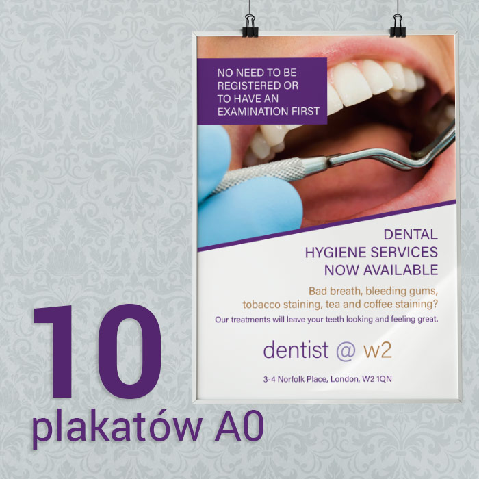 10 Plakatów A0 Satin