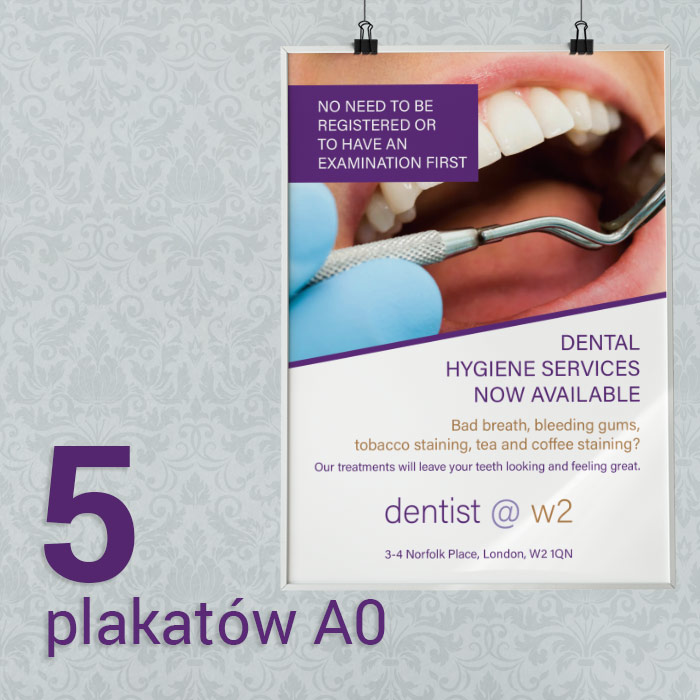 5 Plakatów A0 Satin
