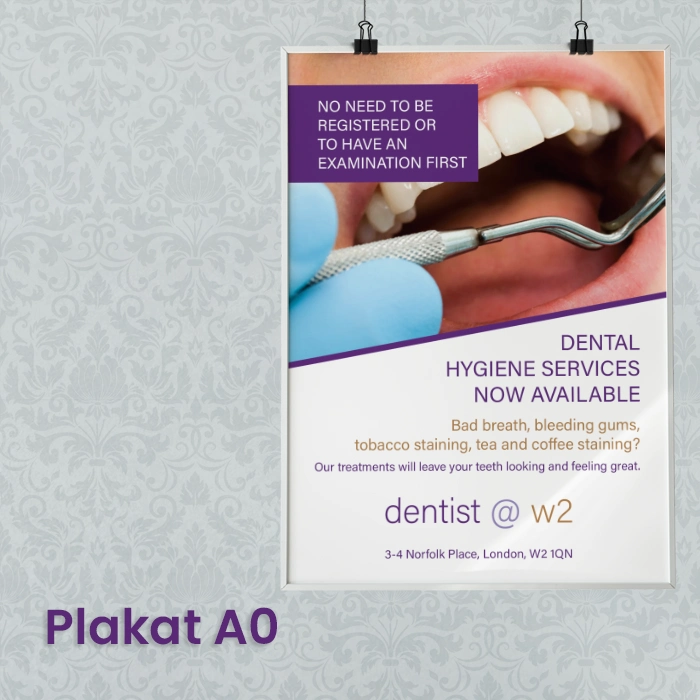 Plakat A0 Połysk / Wodoodporny PVC