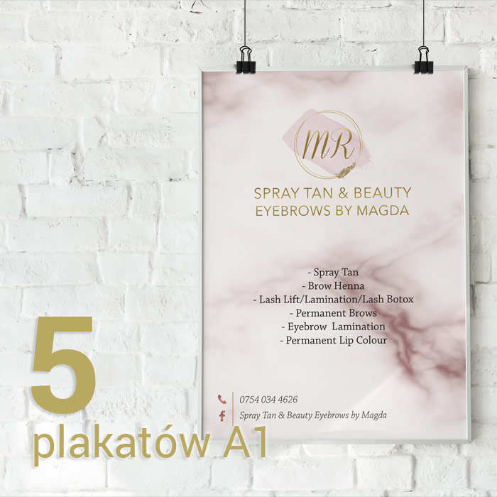 5 Plakatów A1 Satin