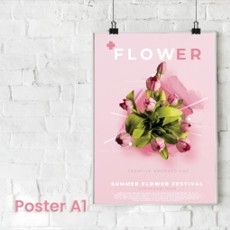 Poster A1 gloss indoor / outdoor PVC Poster A1 gloss indoor / outdoor PVC