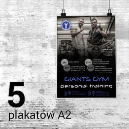 5 Plakatów A2 Satin