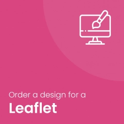 Folded leaflet design A5 A4
