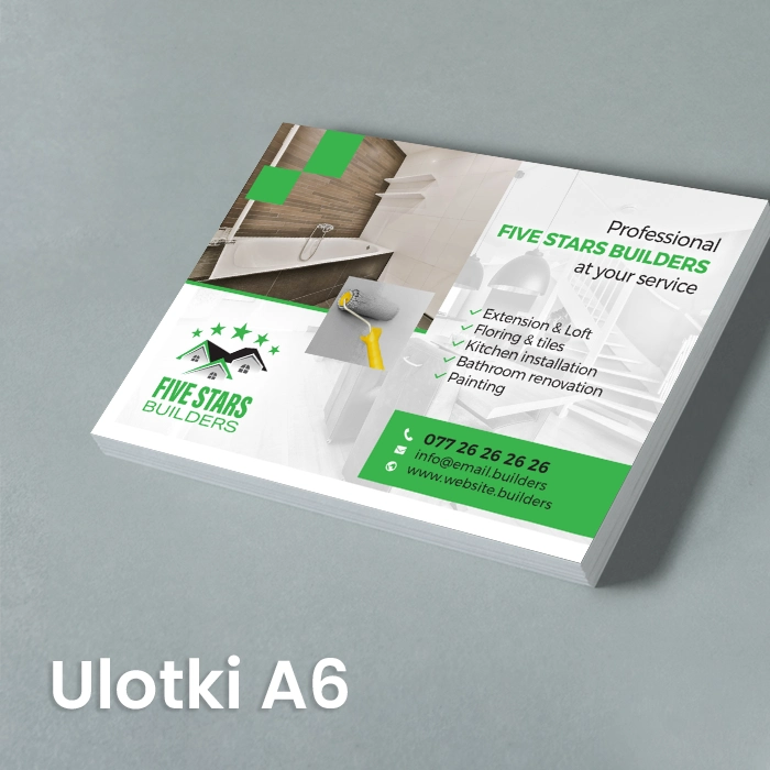 Ulotka A6 Połysk/Matowe