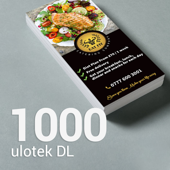 1000 Ulotka DL Gloss/Silk